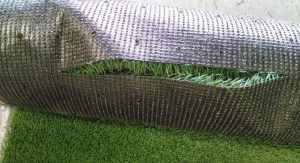 Turf Roll with Cut