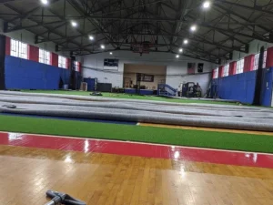 Turf Resting Before Applying Seam Tape