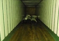 Turf Delivery in Nose of Truck