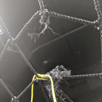 Hole In Sports Netting