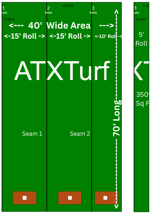 Sports Facility Layout 40 x 70