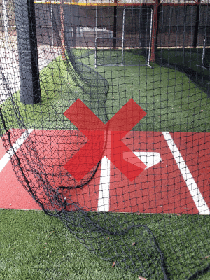 Batting Cage Netting Excess Too Much