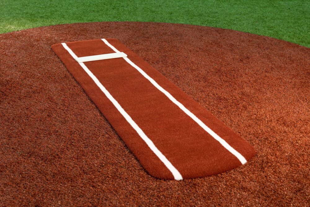 Clay Softball Pitching Mat