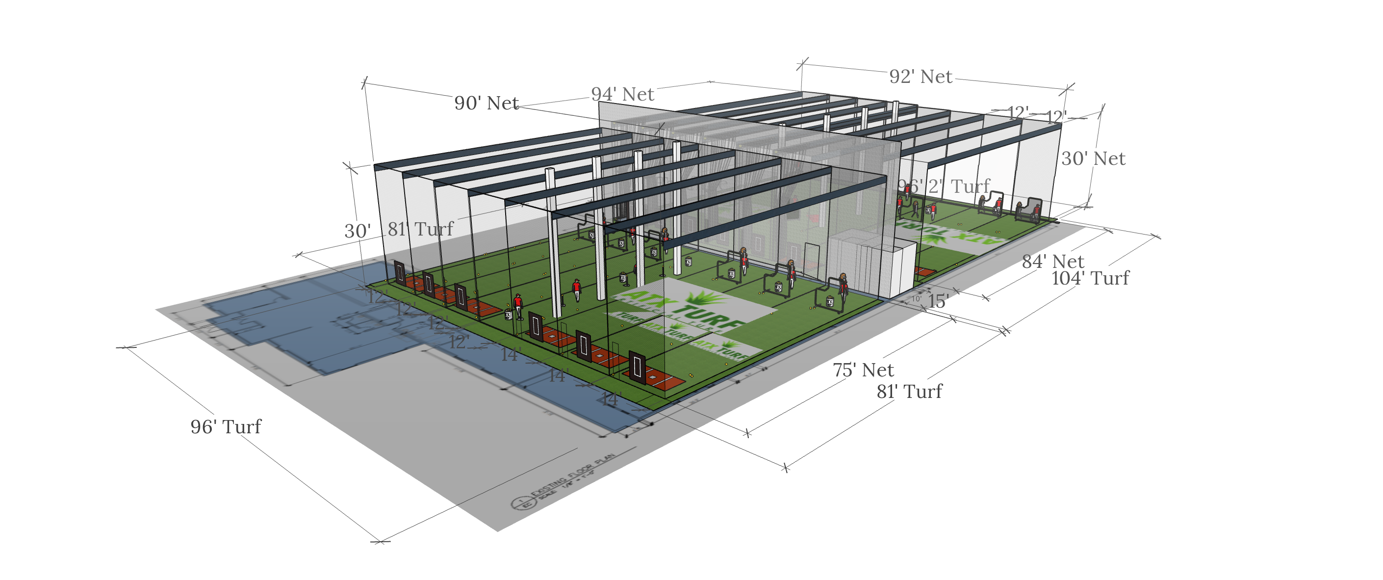 Custom Facility Sports Netting