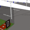 Batting Cage Anchor Point Using Unistrut