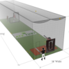Batting Cage Net 70 Feet Long