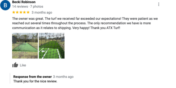 batting cage custome review