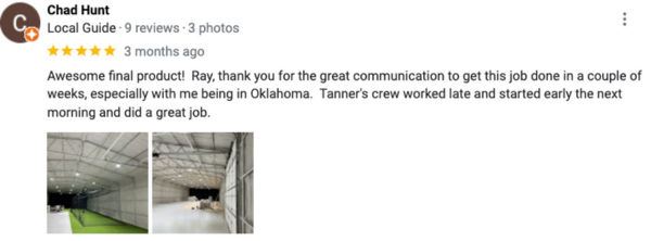 oklahoma customer review