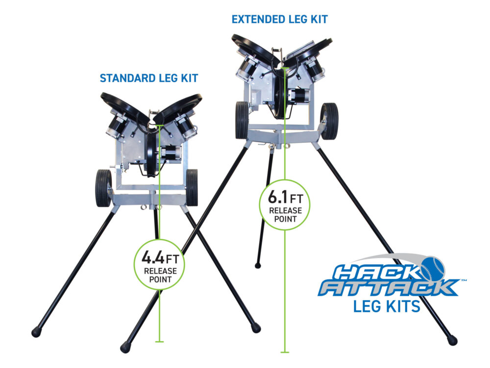 Hack Attack Baseball Pitching Machine Legs