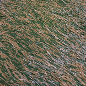 12 ft wide turf with tan and green fibers