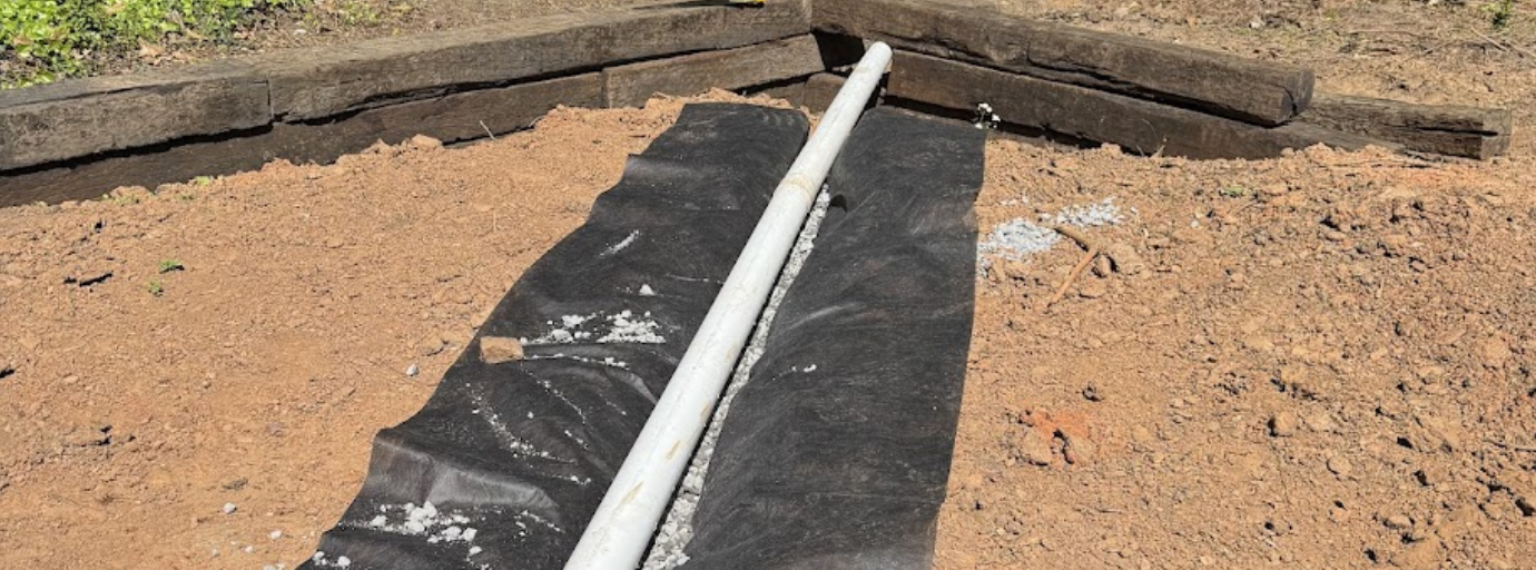 French Drain Under Turf