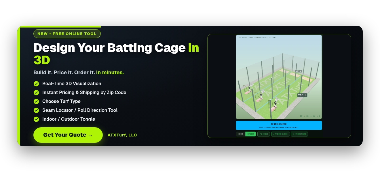 3D Instant Batting Cage Quote